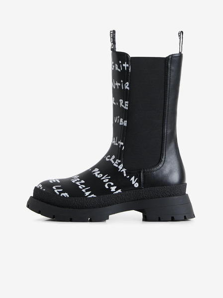 Desigual High Lettering Ankle boots